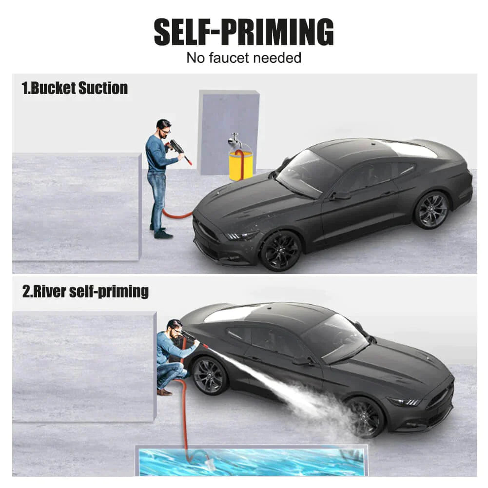 New ORIGINAL PORTABLE CAR WASH MACHINE , WIRELESS AND POWERFUL!